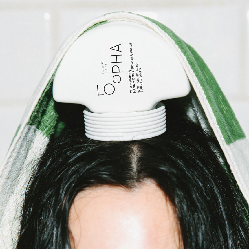 Oud + Amber Hand + Body Powder Wash