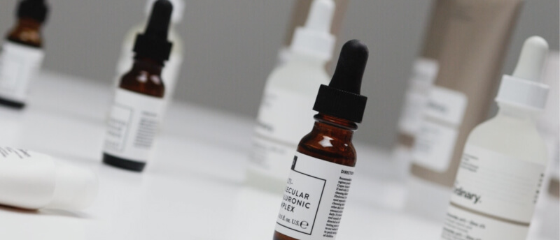 An image of The Ordinary and Niod products